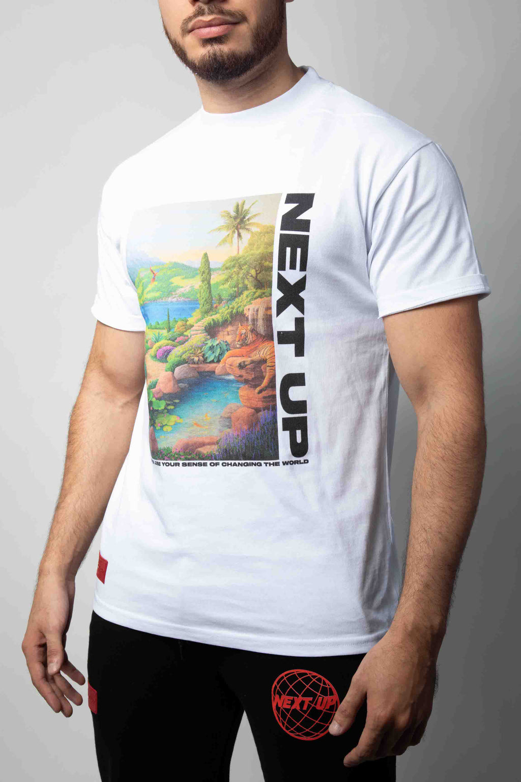 WHITE "THE WORLD" T-SHIRT