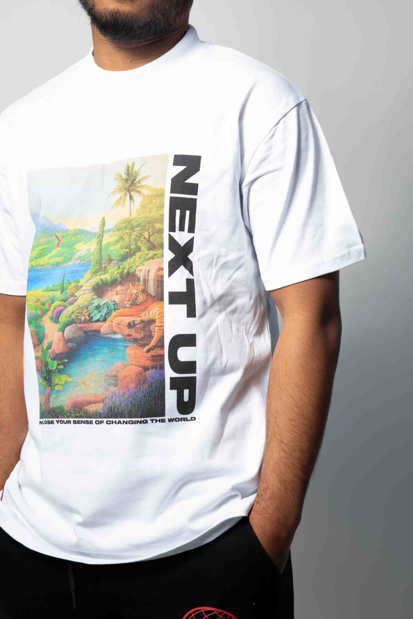 WHITE "THE WORLD" T-SHIRT